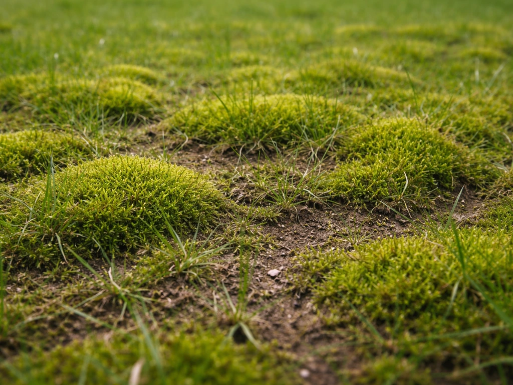 gazon mousse verte