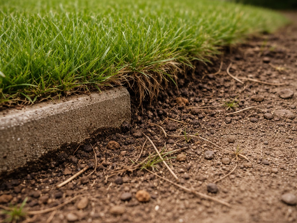 Tête de gazon : comprendre et réparer la zone en bordure