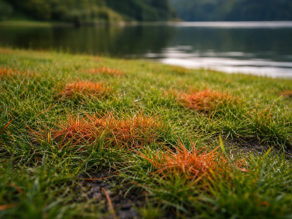lac des perches rouge gazon
